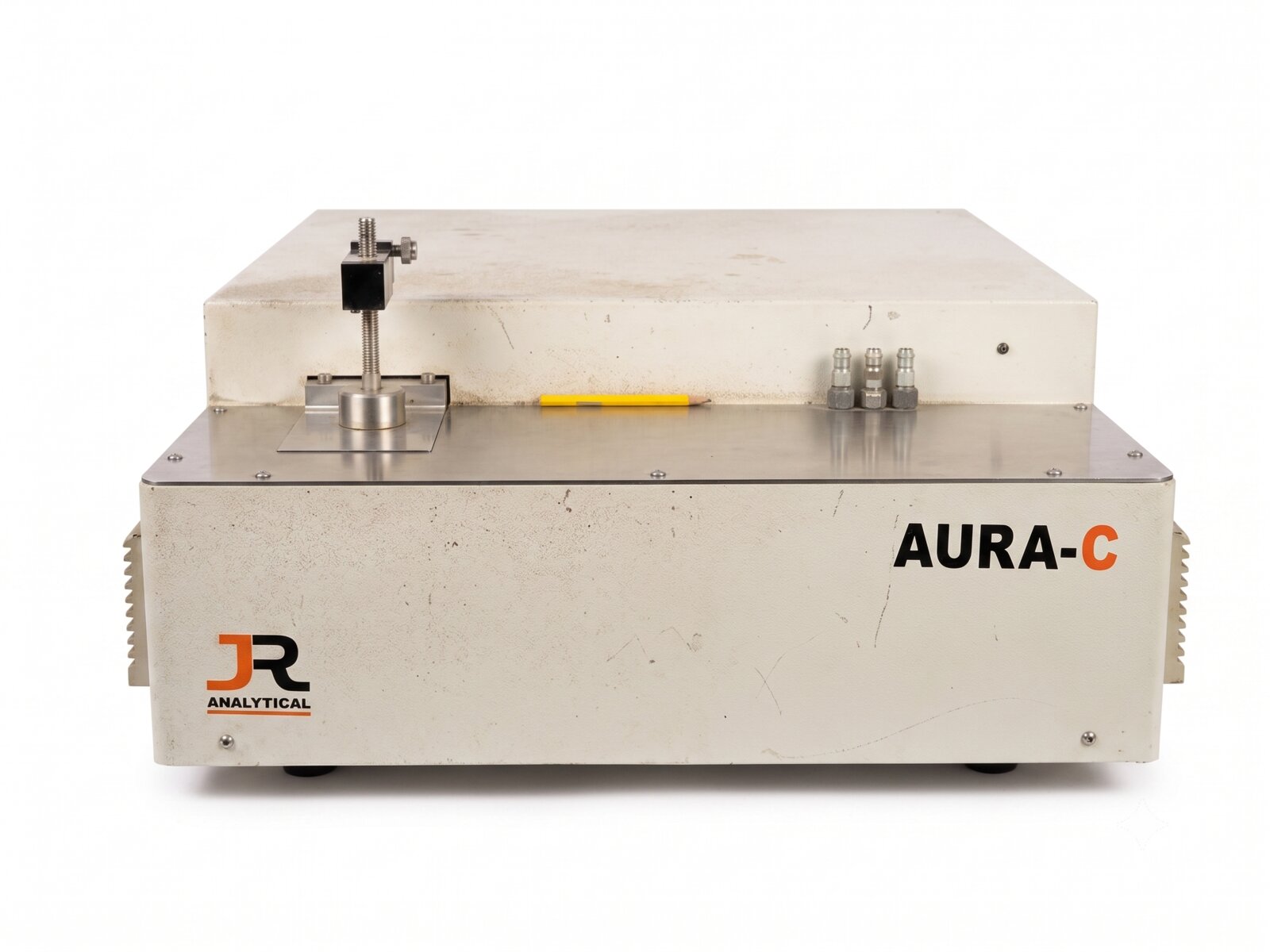 JR Analytical AURA-C carbon analyzer used for metal composition testing